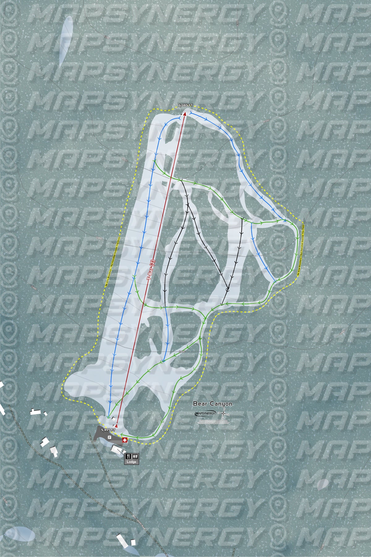 Bear Canyon trail map
