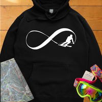 Infinite Skiing Adventure Hoodie – Endless Ride