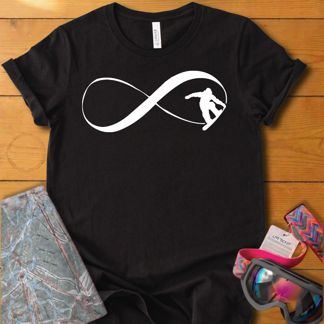 Infinite Snowboarding Adventure T-Shirt – Endless Ride