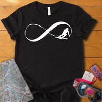 Infinite Skiing Adventure T-Shirt – Endless Ride
