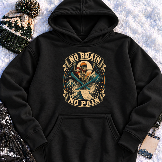 No Brain No Pain – Hoodie