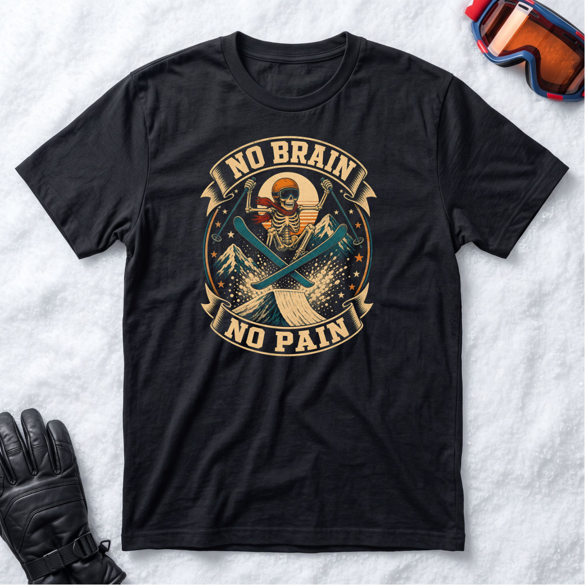 No Brain No Pain – T-Shirt