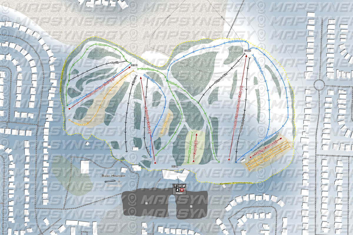 Boler Mountain trail map