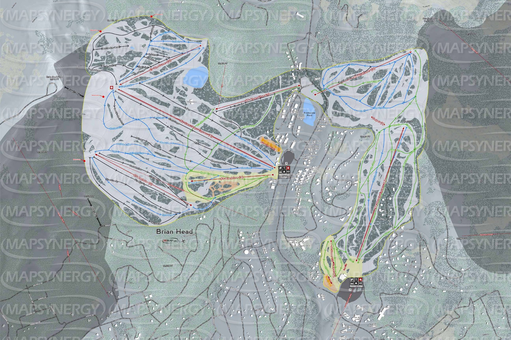 Brian Head trail map