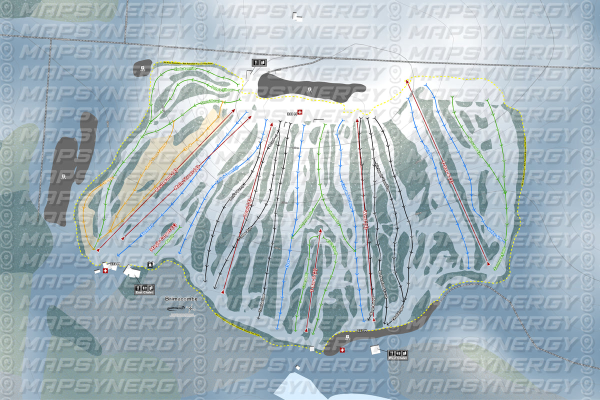 Brimacombe trail map