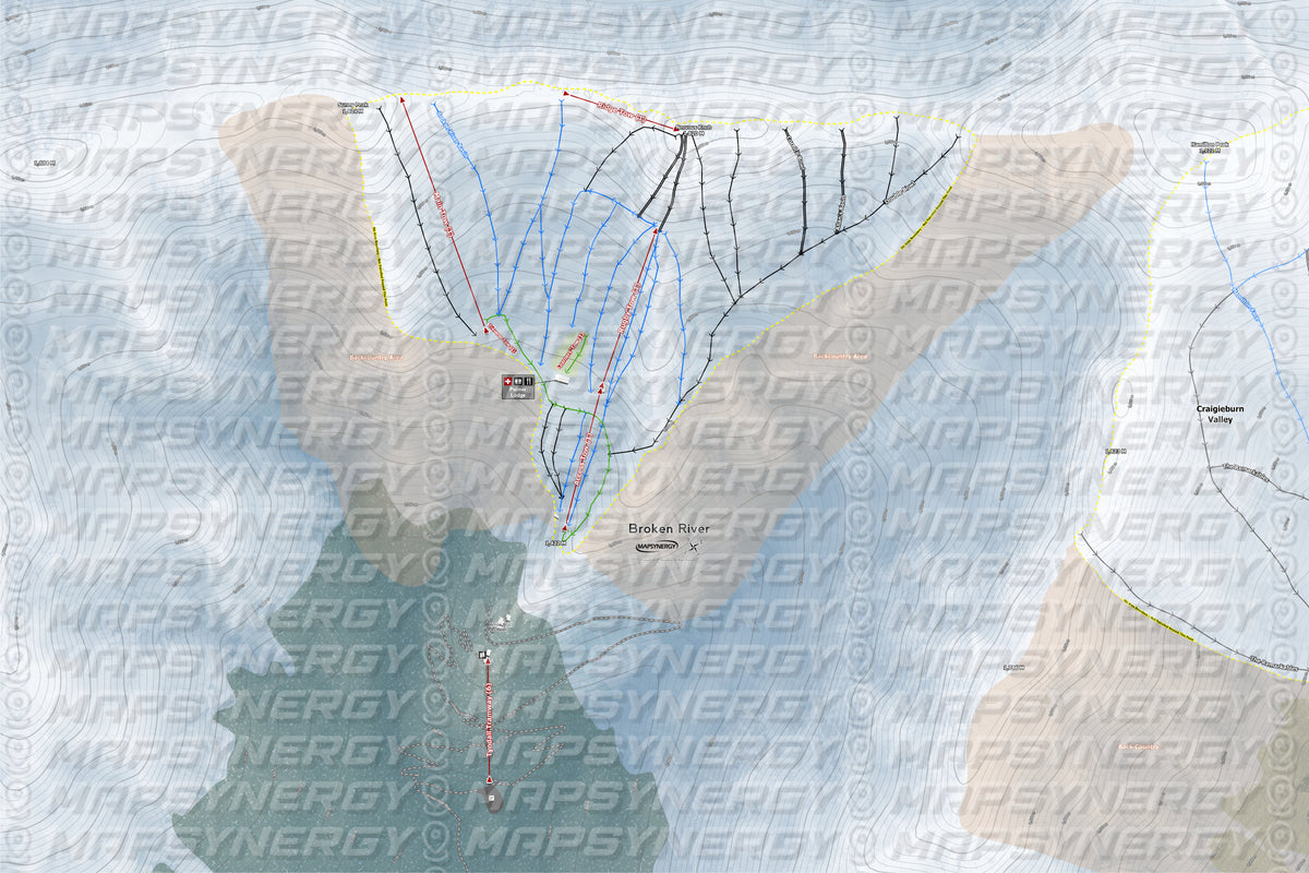 Broken River trail map