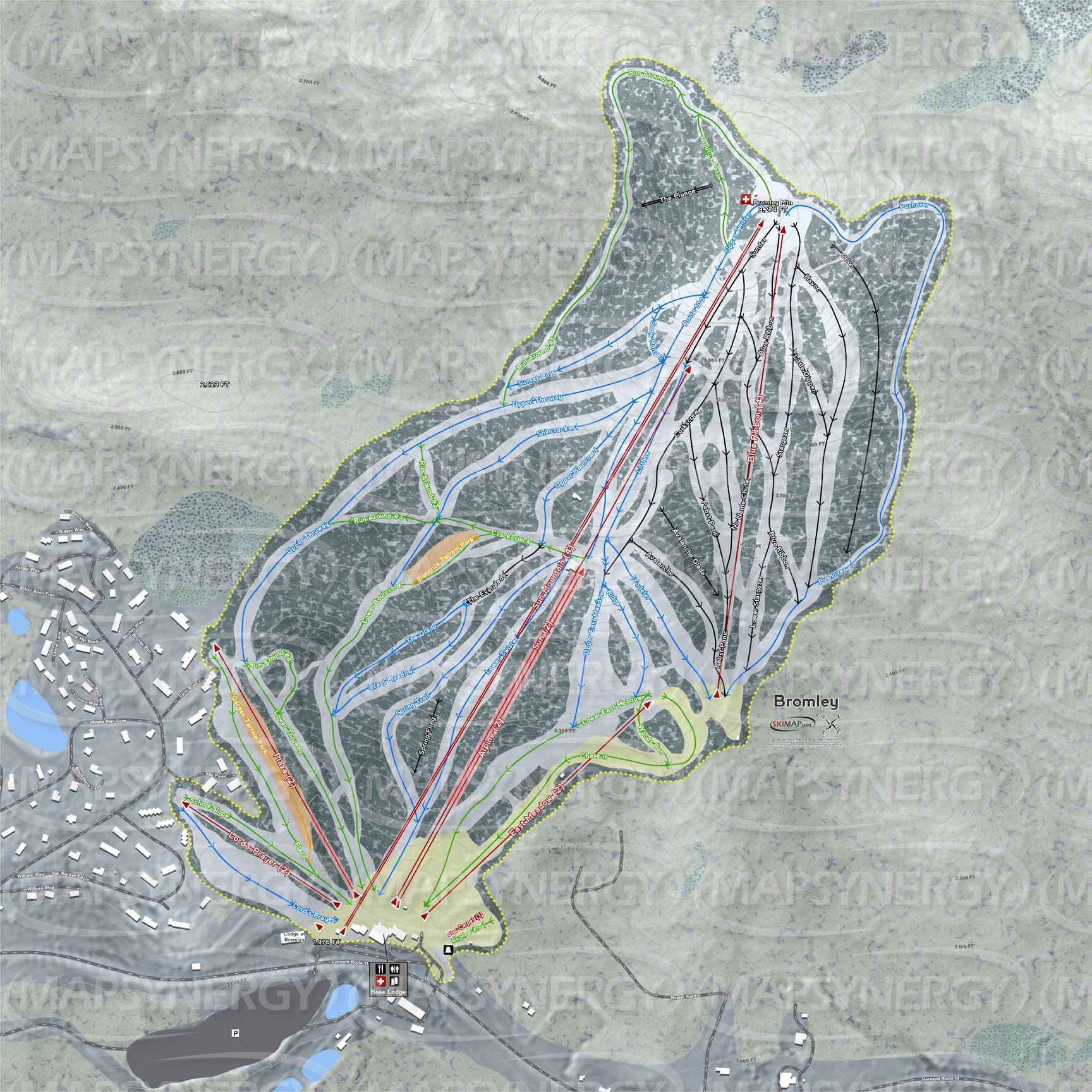 Bromley trail map