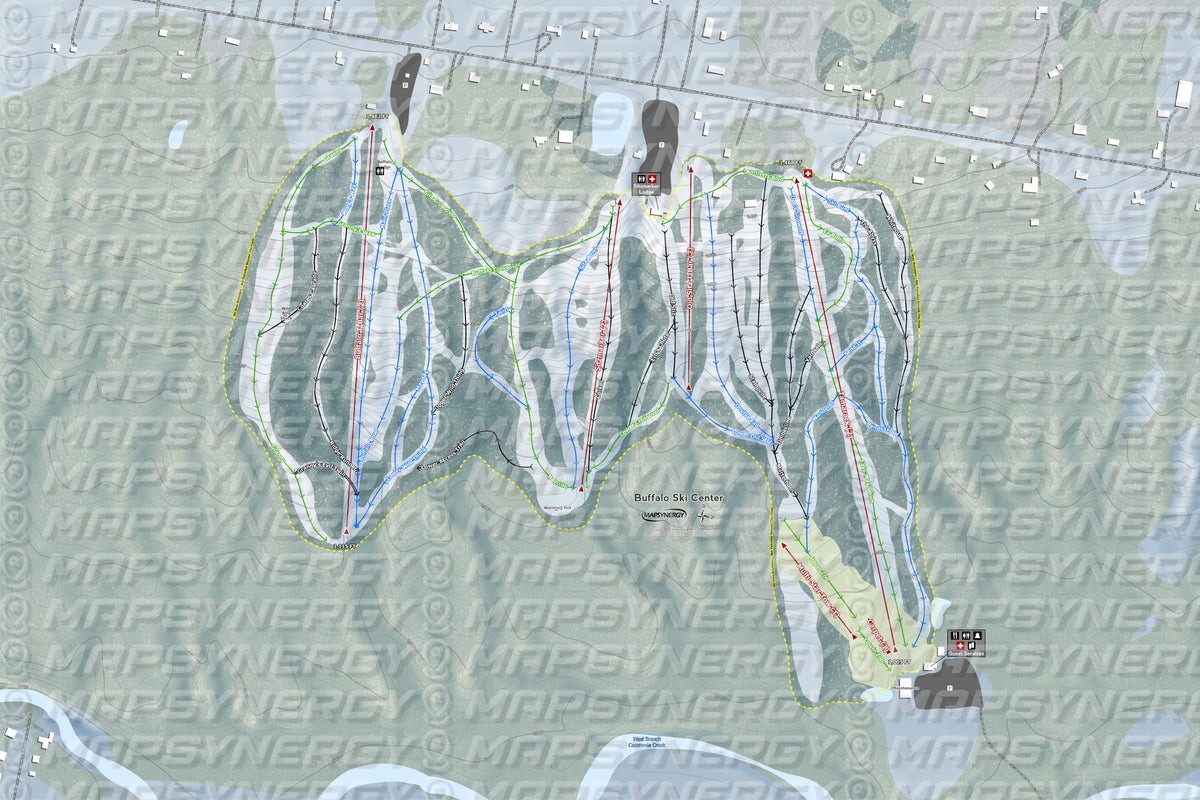 Buffalo Ski Center trail map