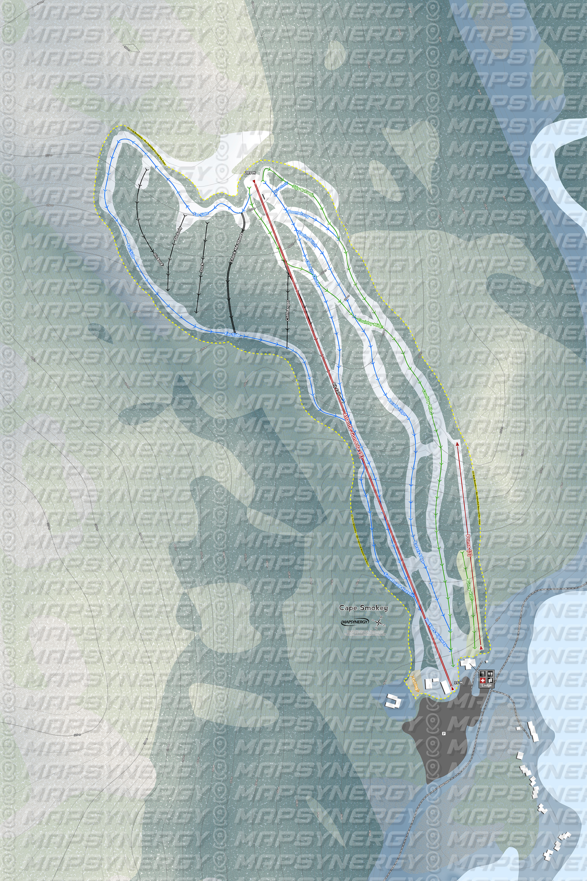 Cape Smokey trail map