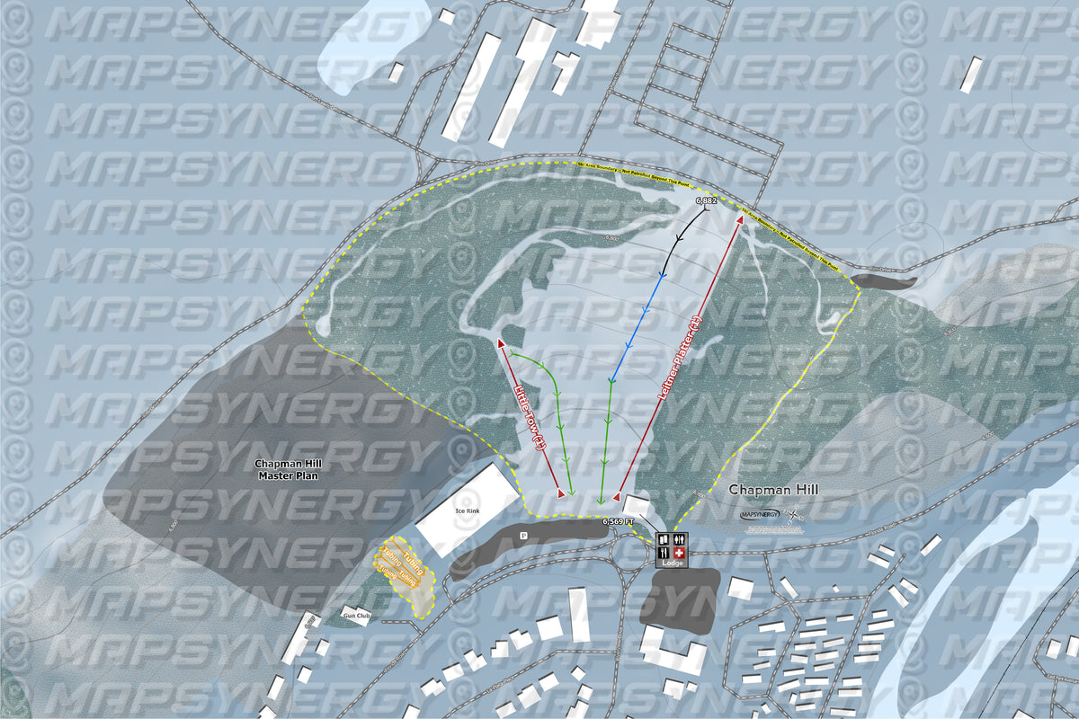 Chapman Hill trail map