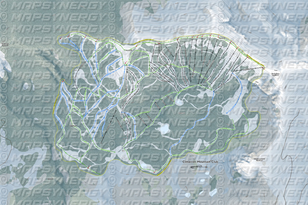 Cimarron Mountain Club trail map