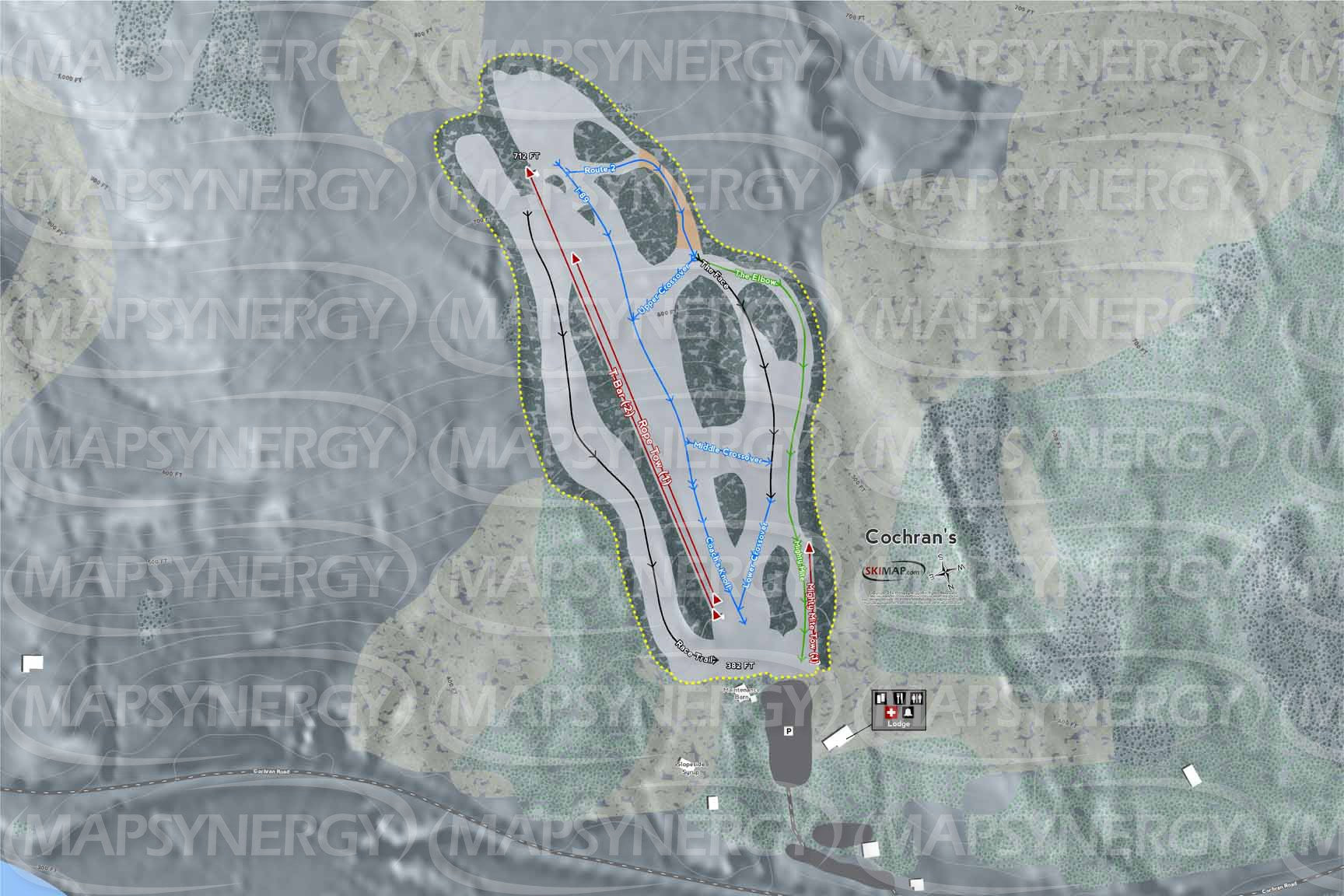Cochran's trail map