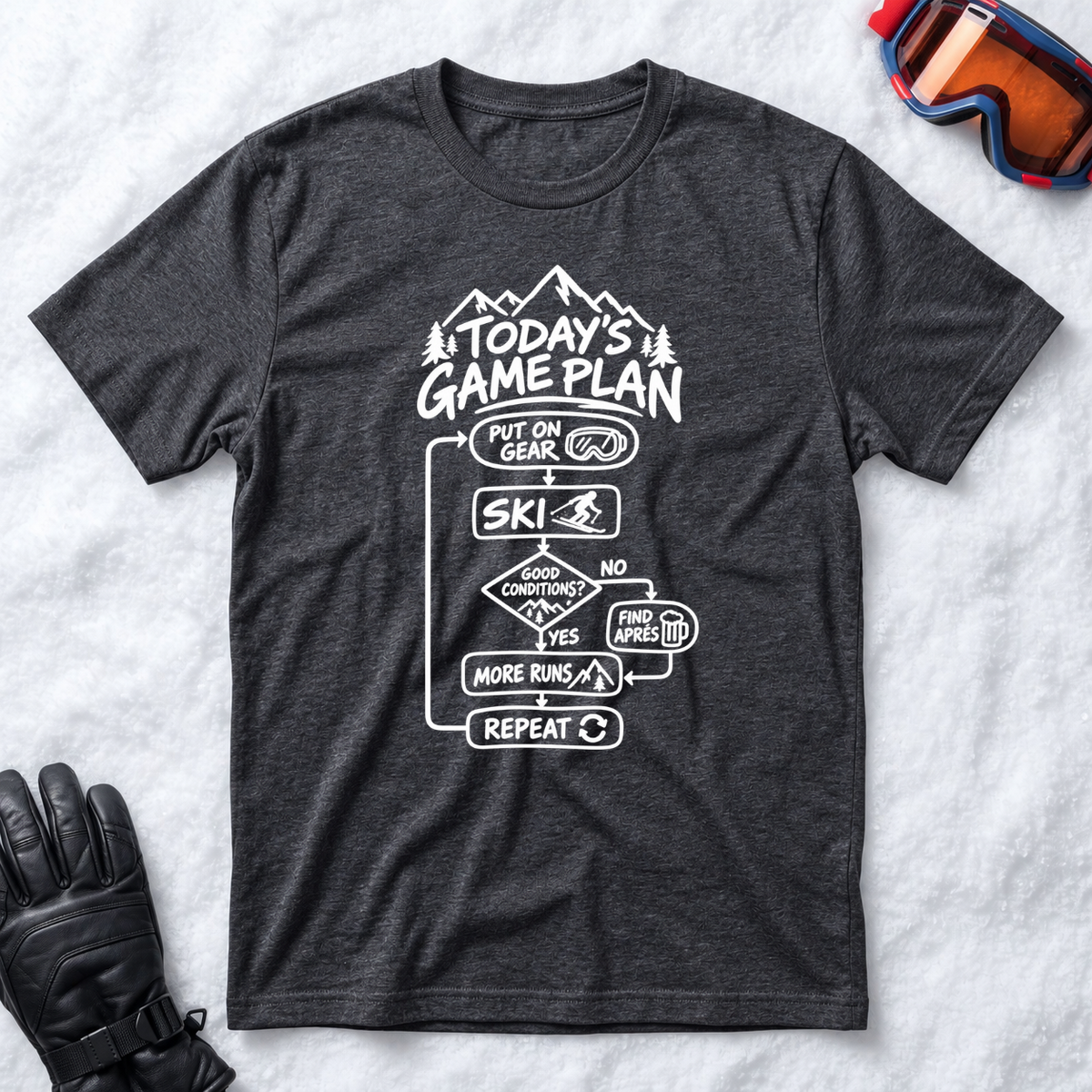 Today's Game Plan Good Conditions More Runs Repeat - T-Shirt