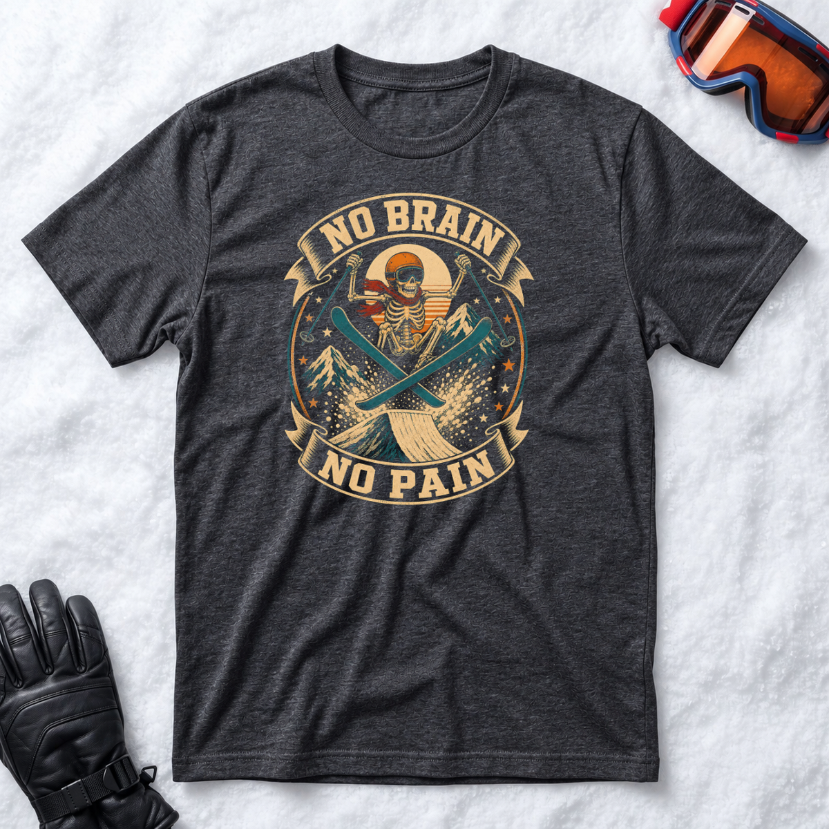 No Brain No Pain – T-Shirt