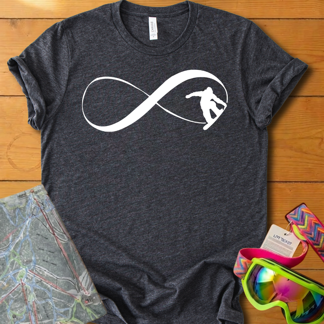 Infinite Snowboarding Adventure T-Shirt – Endless Ride
