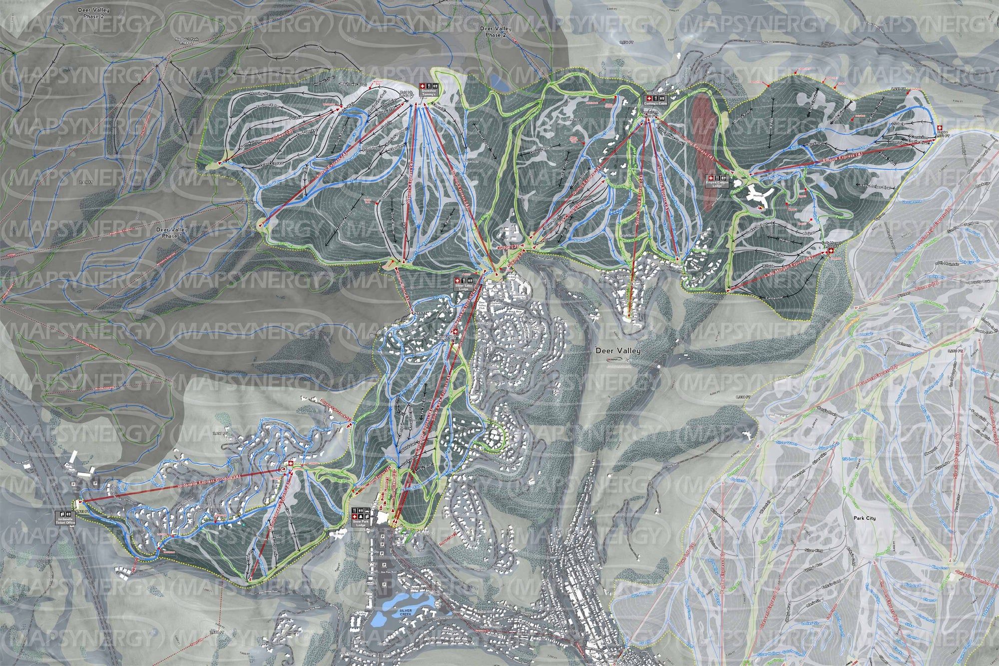 Deer Valley trail map