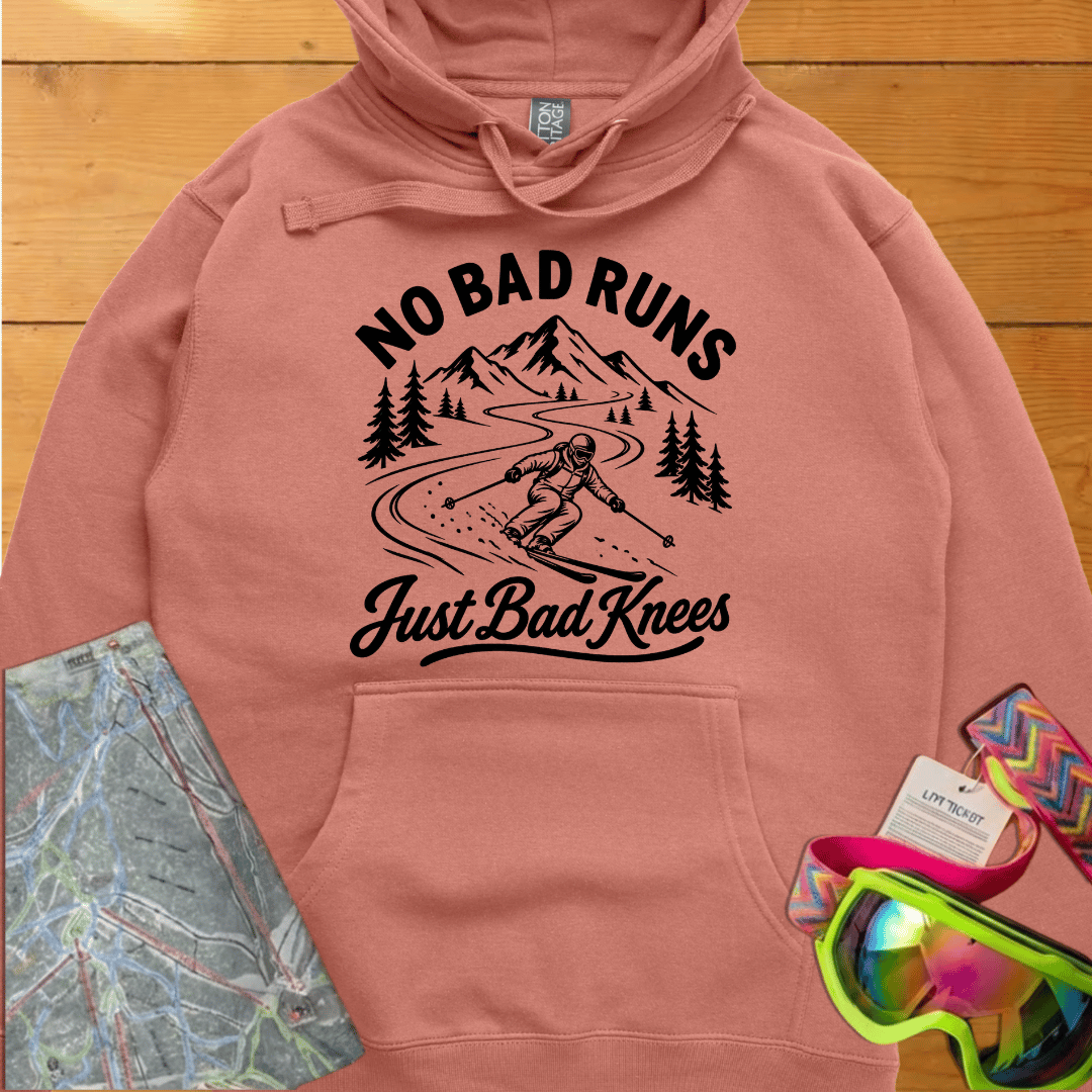 No Bad Runs Just Bad Knees Hoodie