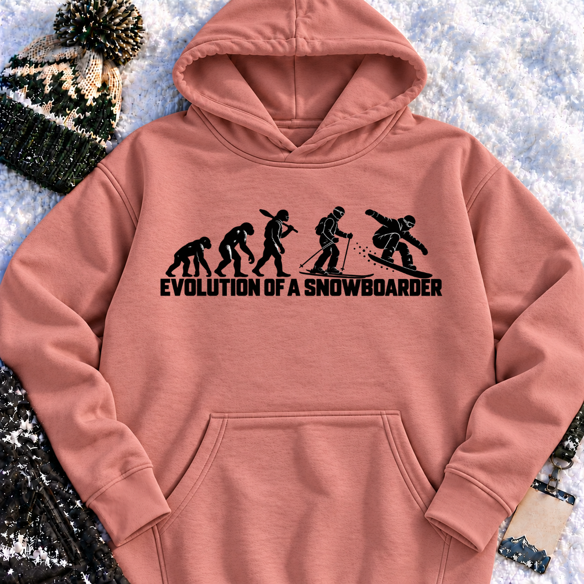 Evolution of Skiing and Snowboarding - Hoodie