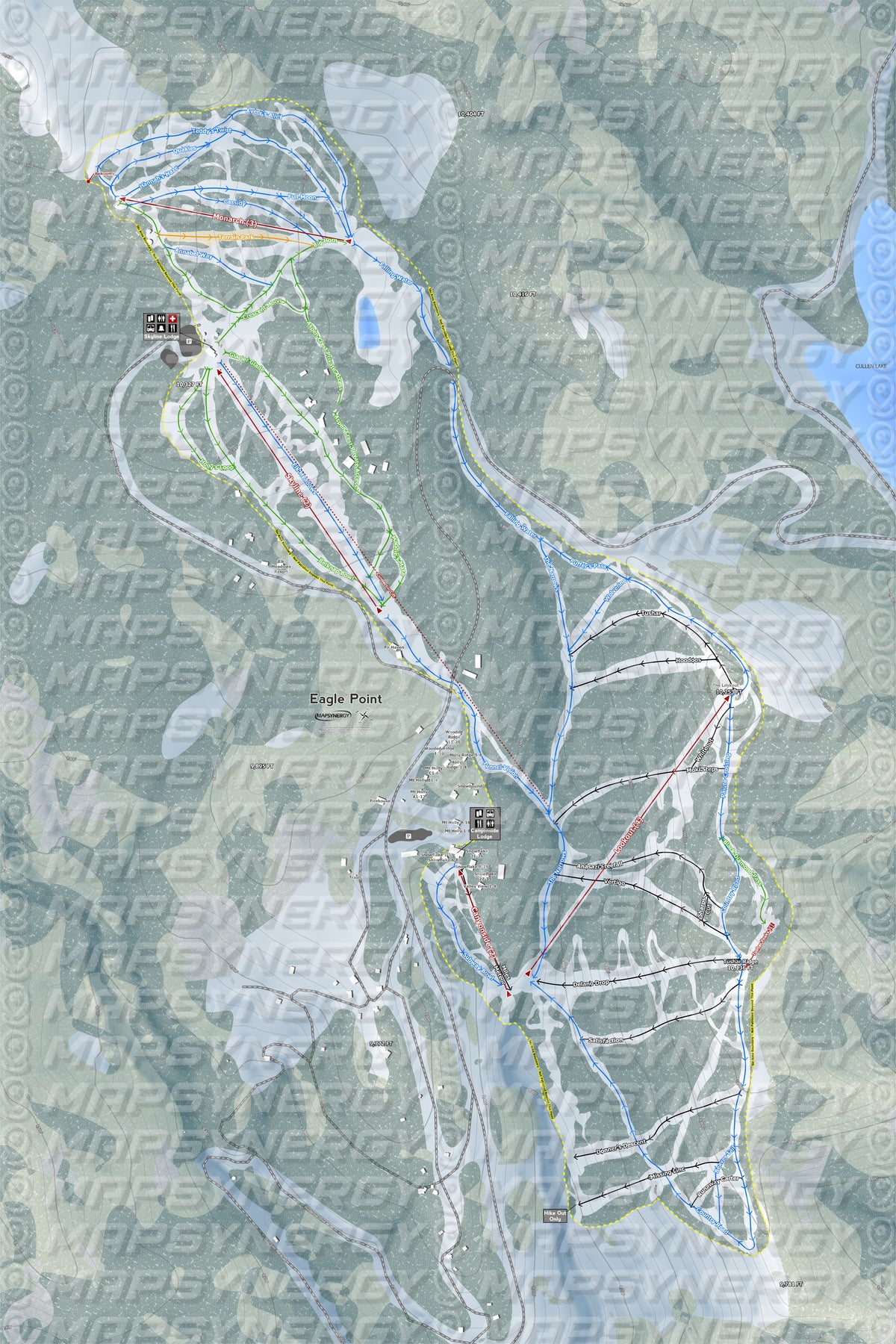 Eagle Point trail map