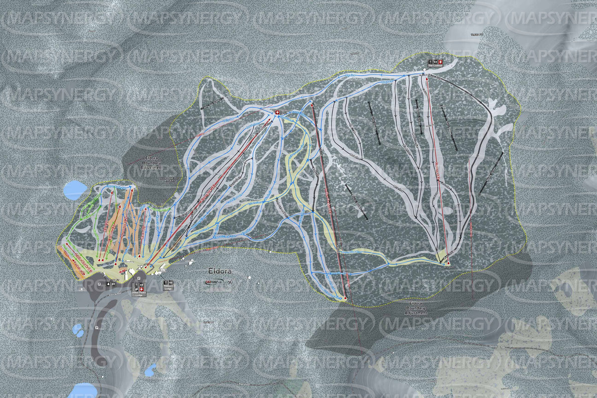 Eldora trail map