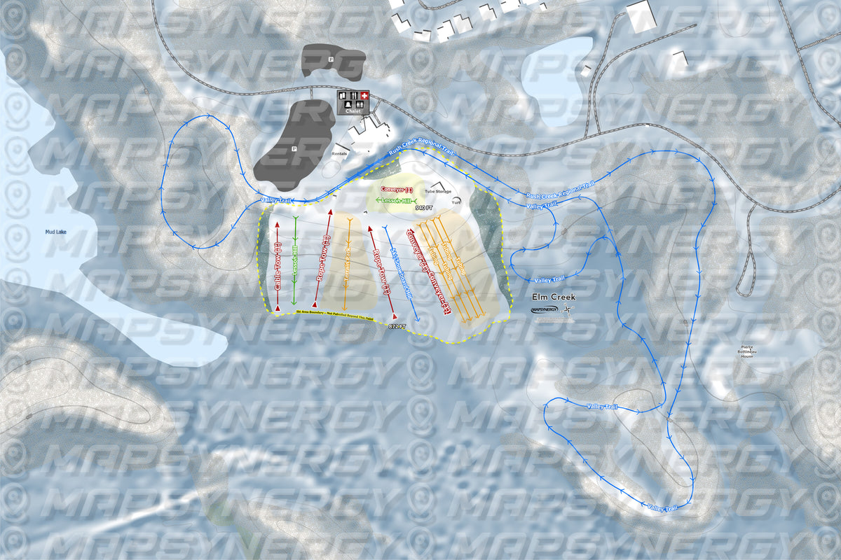 Elm Creek trail map