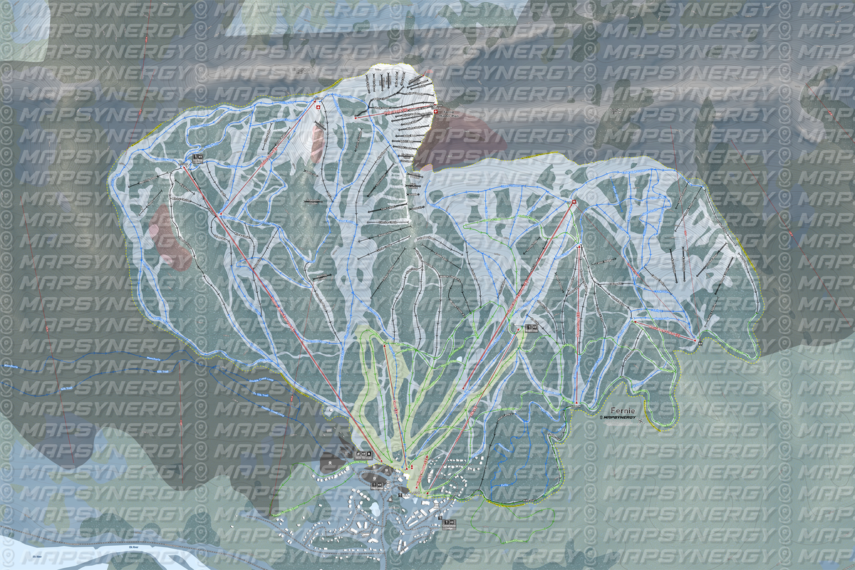 Fernie trail map