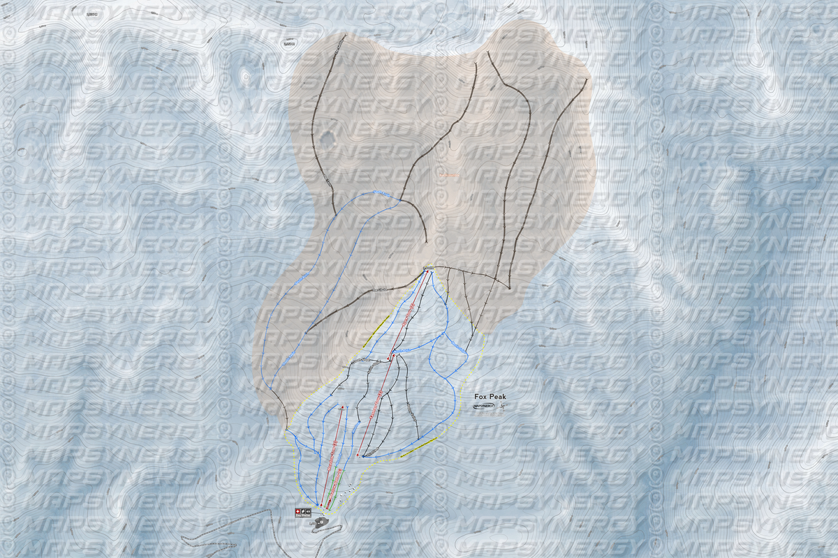 Fox Peak trail map