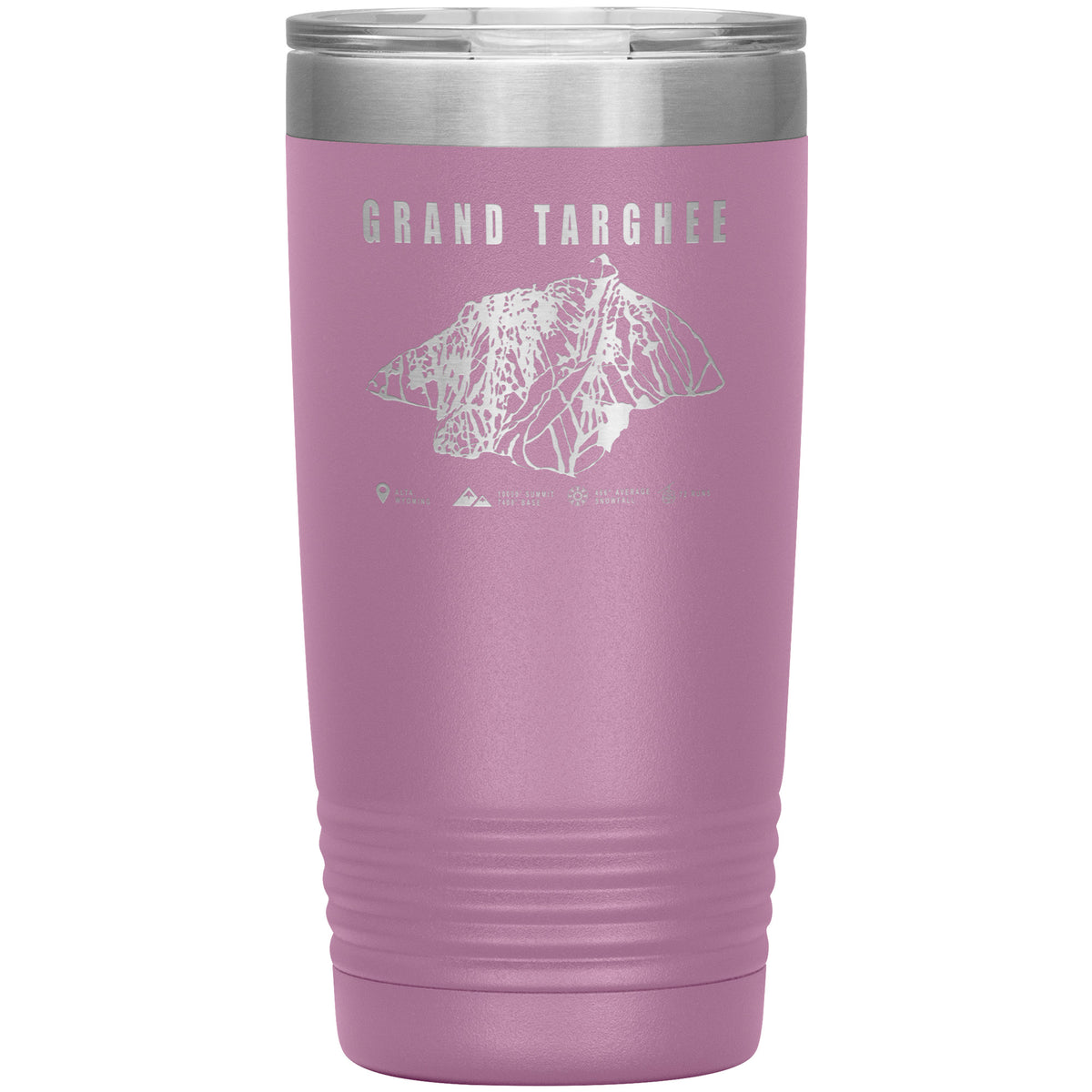 Grand Targhee Wyoming Ski Trail Map 20oz Tumbler