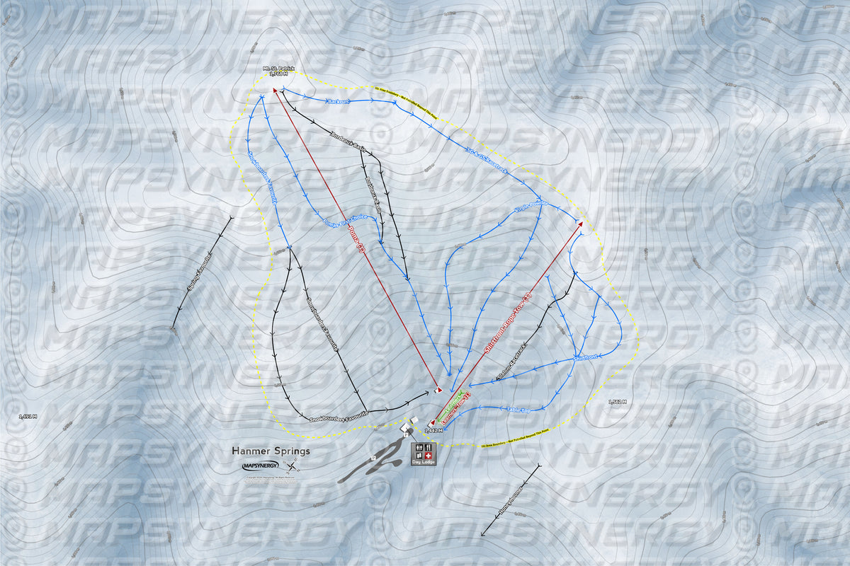 Hanmer Springs trail map