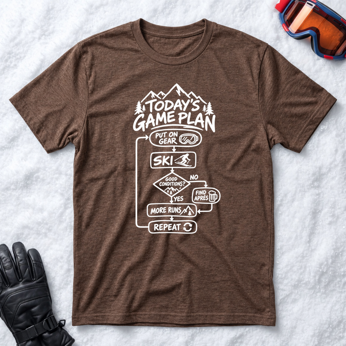 Today's Game Plan Good Conditions More Runs Repeat - T-Shirt