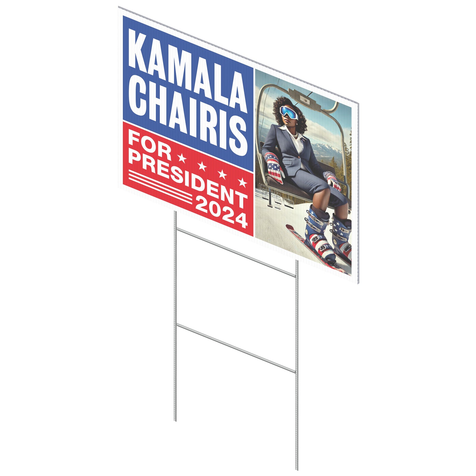 Kamala Chairis For President 2024 Sign Yard