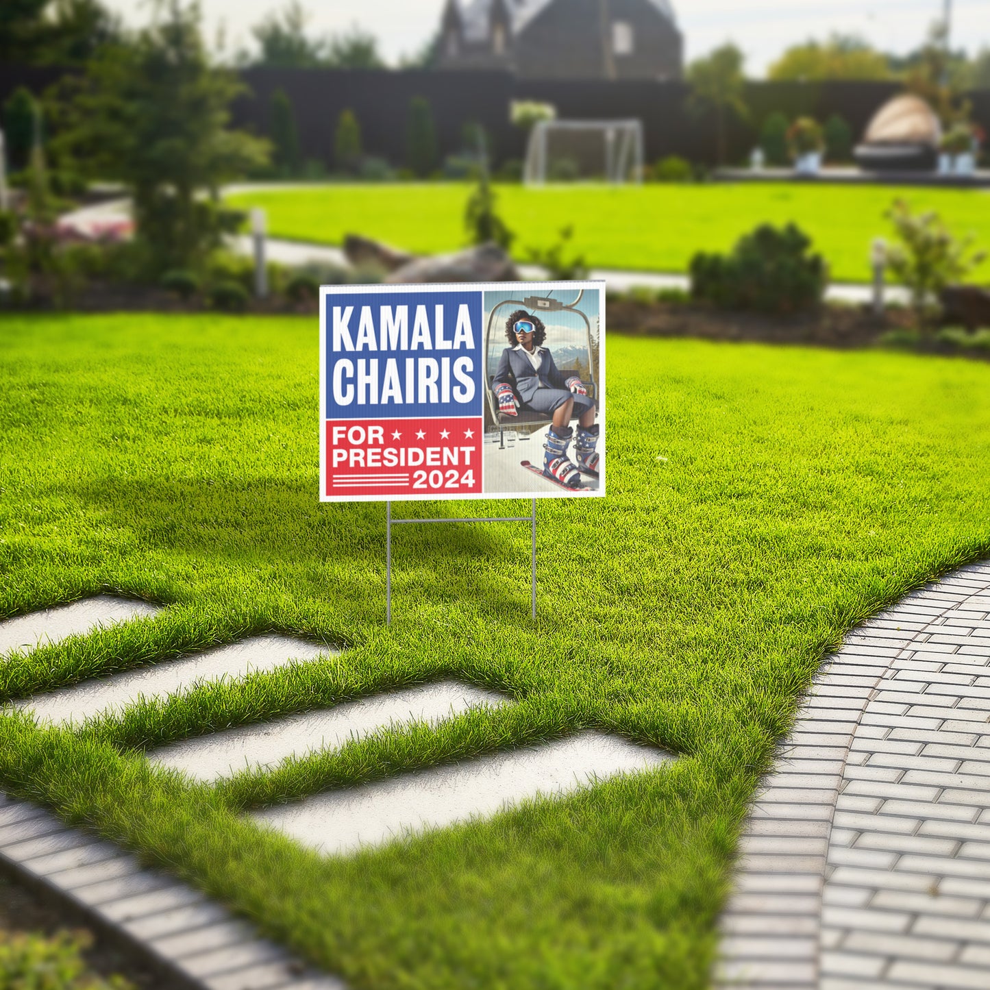 Kamala Chairis For President 2024 Sign Yard