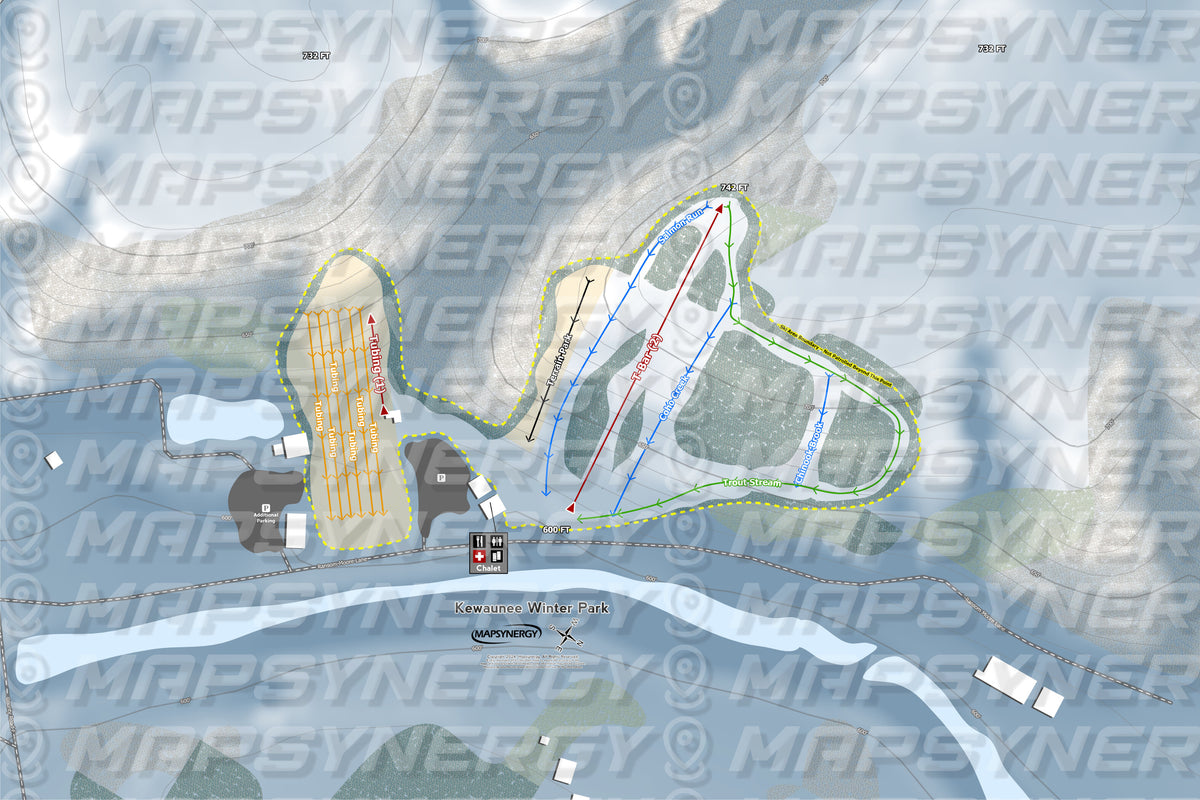 Kewaunee Winter Park  trail map