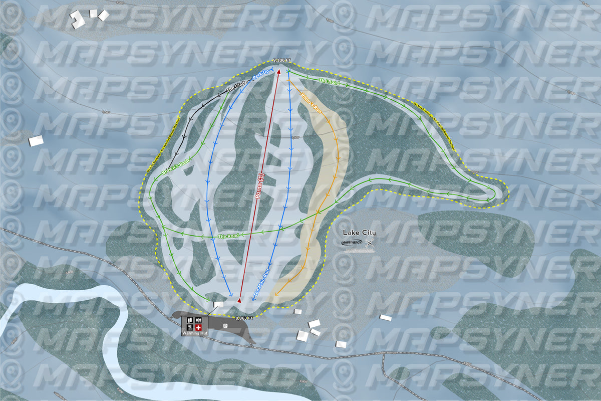 Lake City trail map