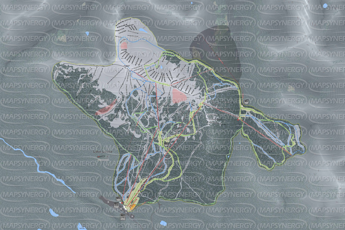 Lake Louise trail map