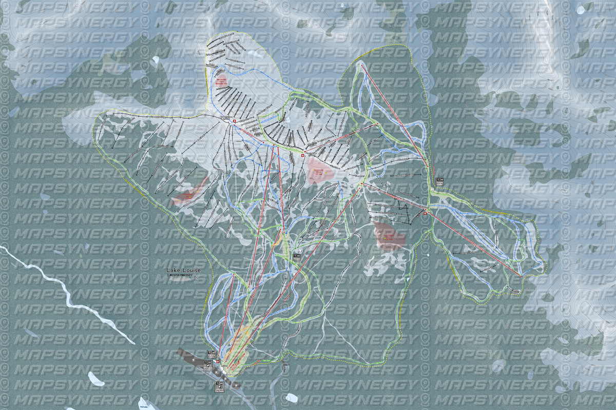 Lake Loiuse trail map