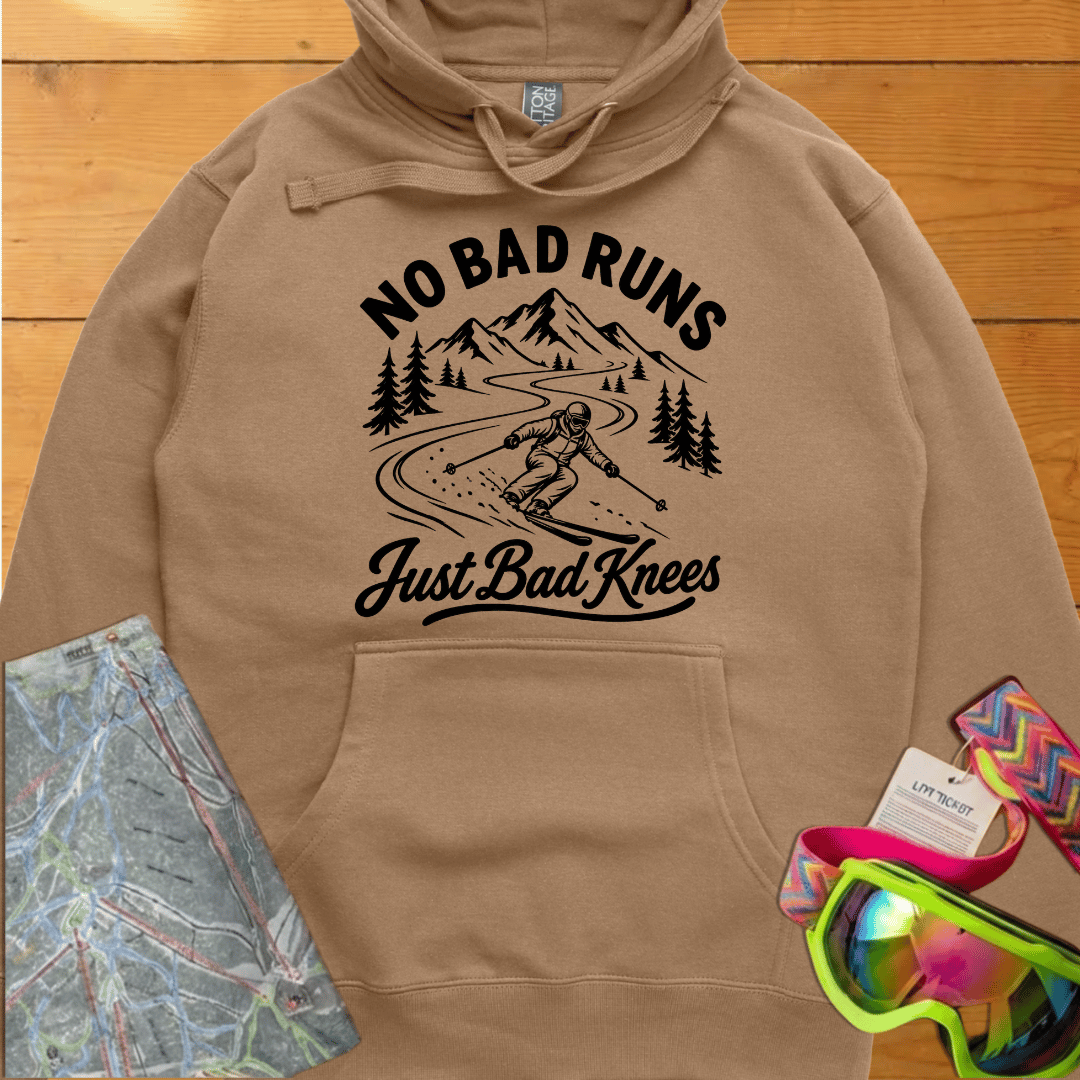 No Bad Runs Just Bad Knees Hoodie