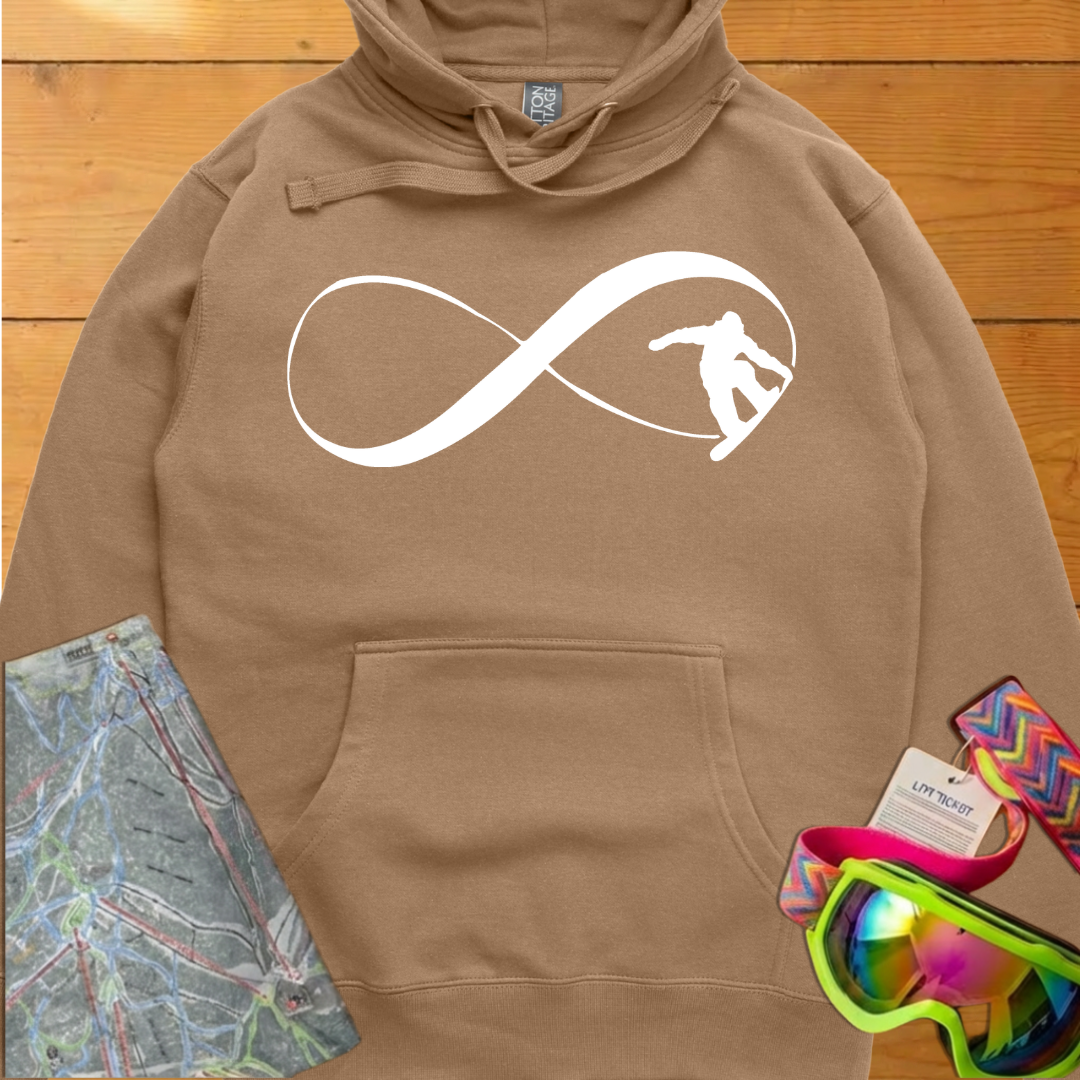 Infinite Snowboarding Adventure Hoodie – Endless Ride