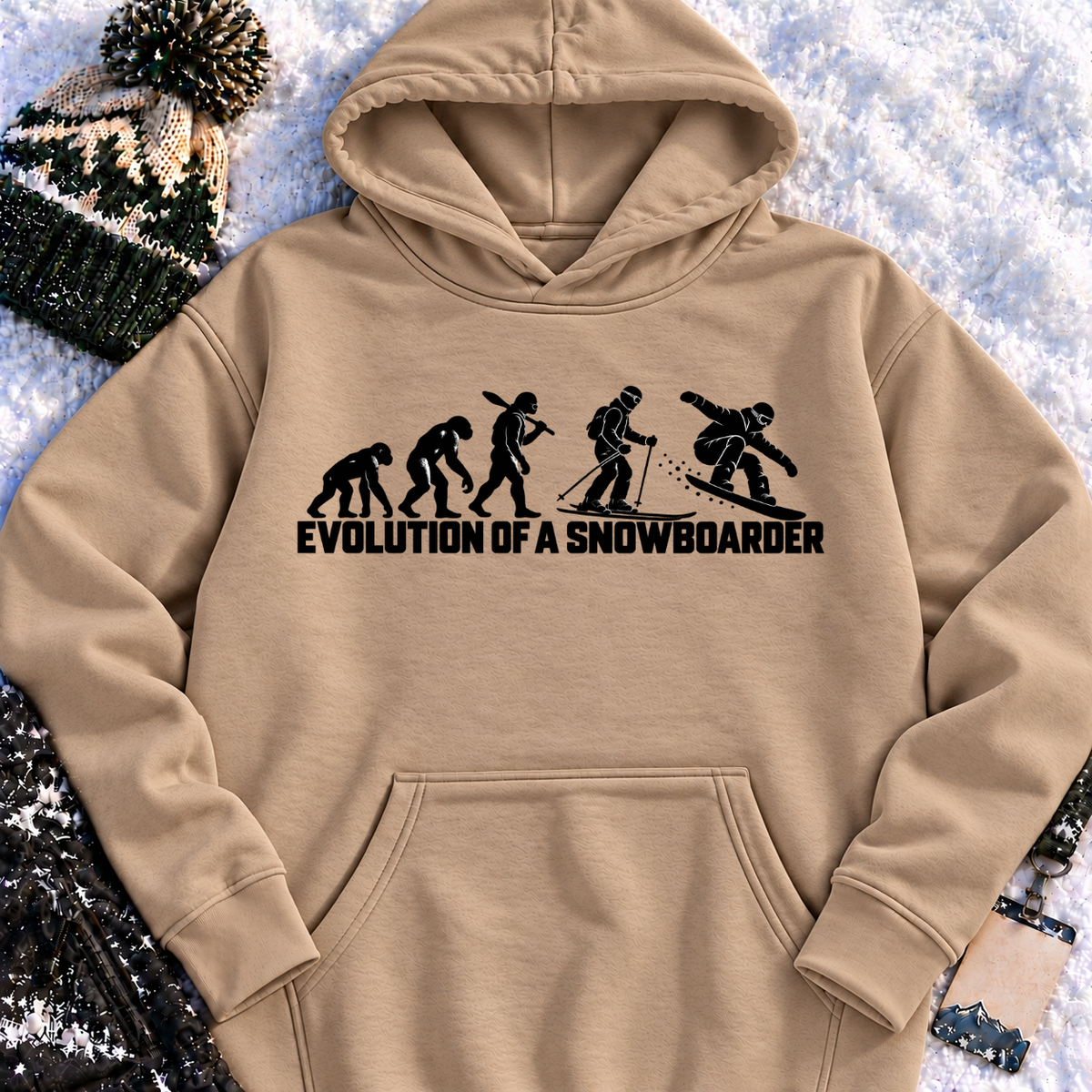 Evolution of Skiing and Snowboarding - Hoodie