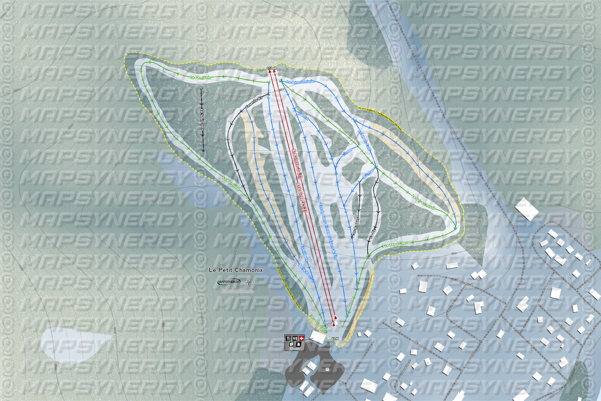 Le Petit Chamonix trail map