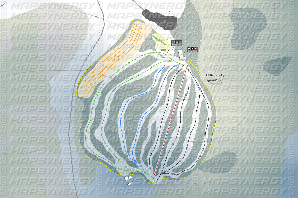 Little Smoky trail map