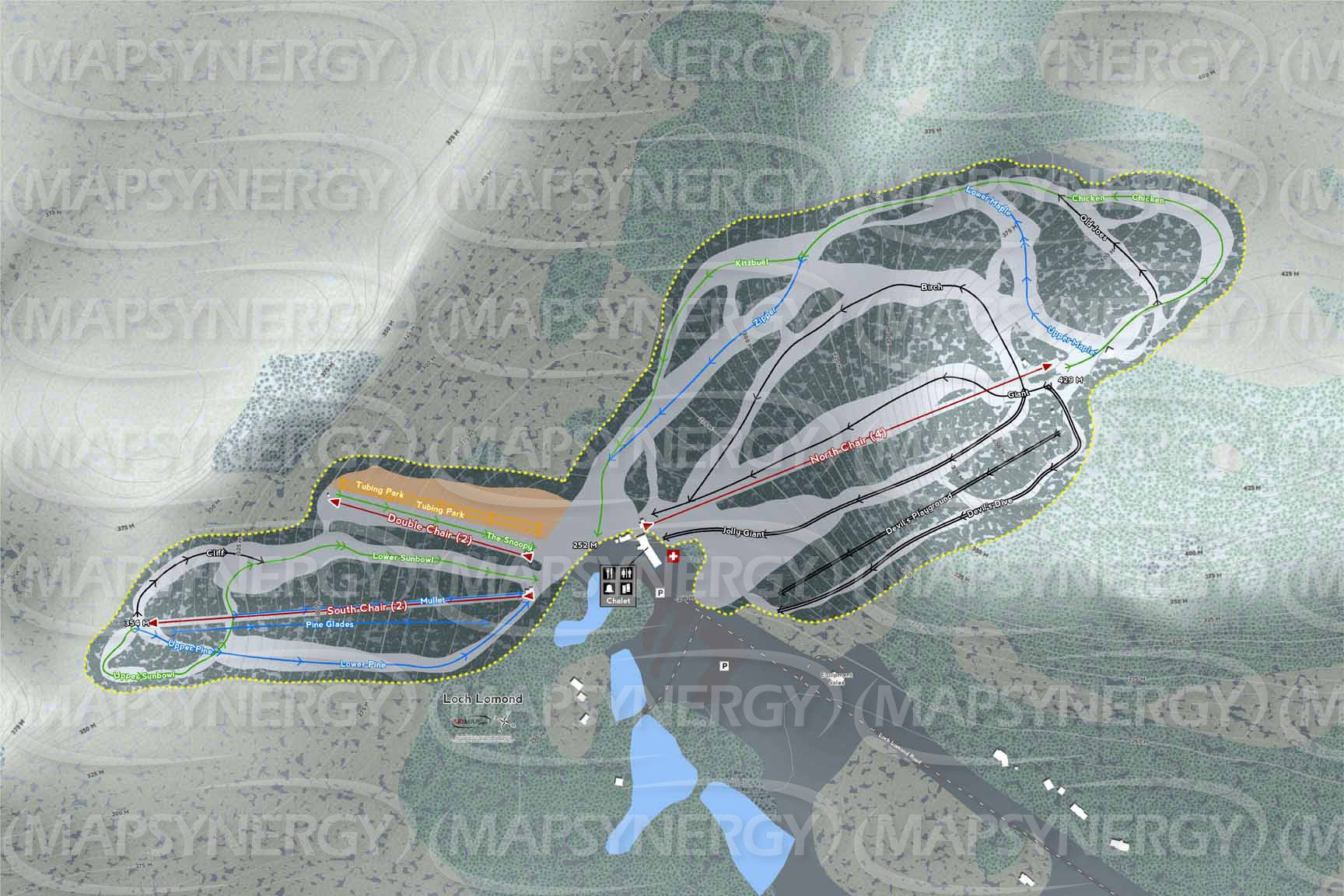 Loch Lomond trail map
