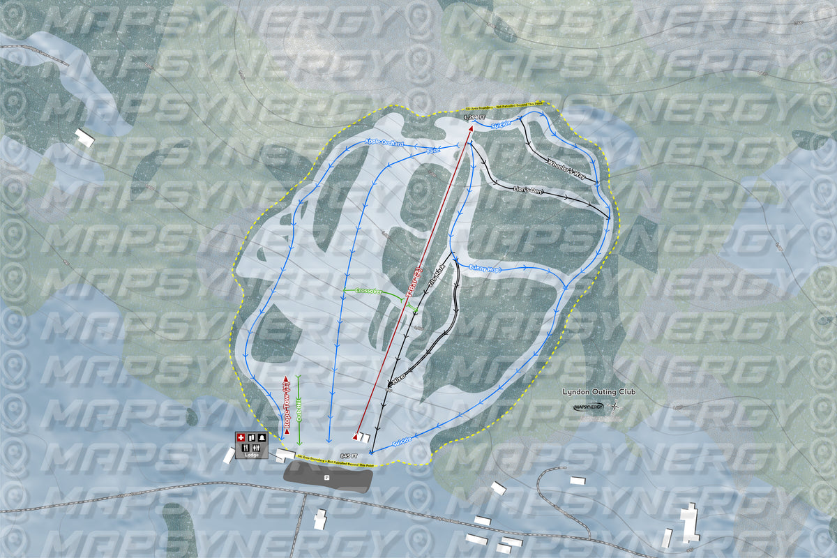 Lyndon Outing Club trail map