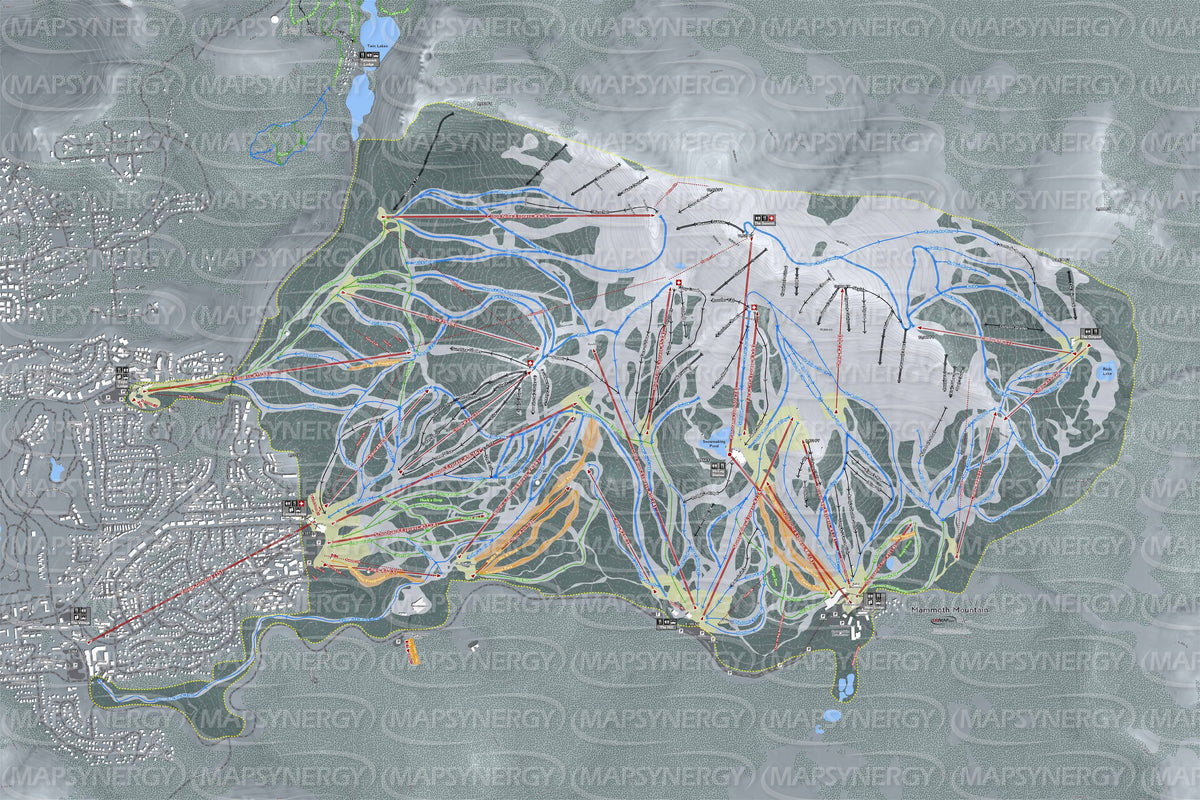 Mammoth Mountain trail map