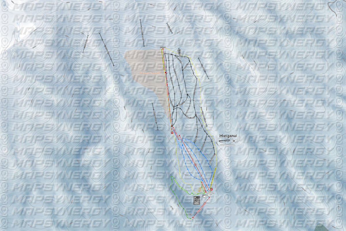 Manganui trail map