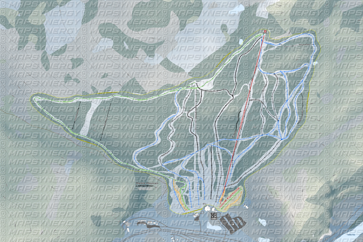 Marble Mountain trail map