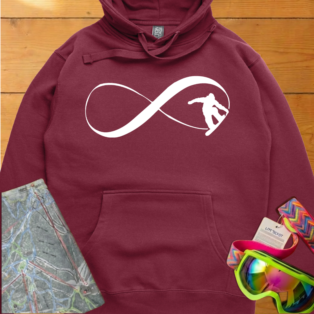 Infinite Snowboarding Adventure Hoodie – Endless Ride