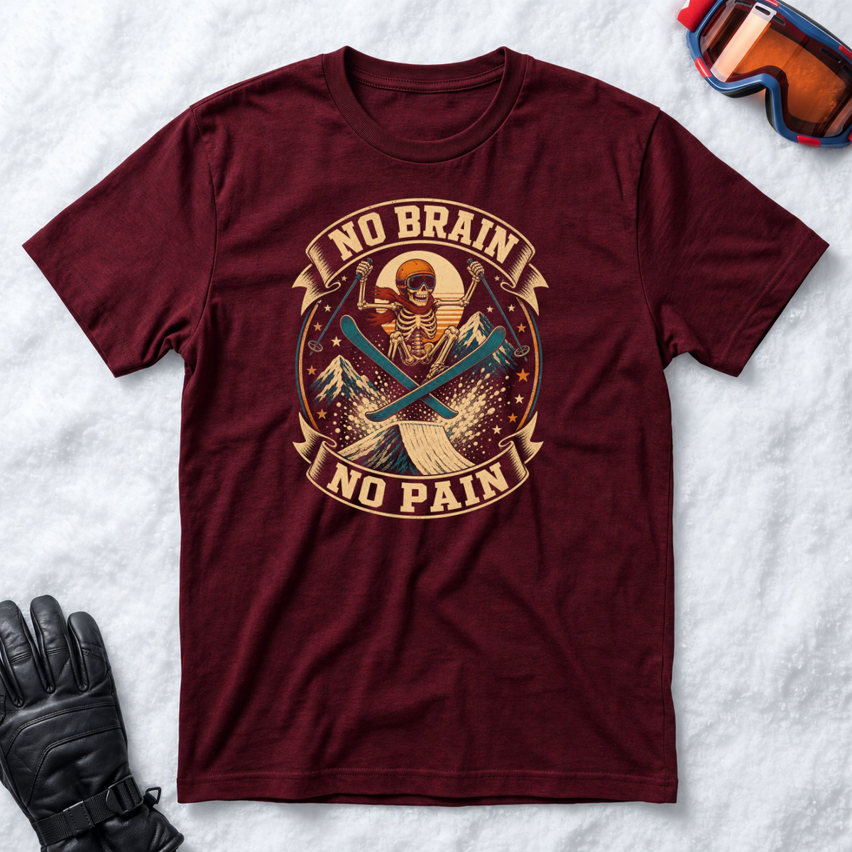 No Brain No Pain – T-Shirt
