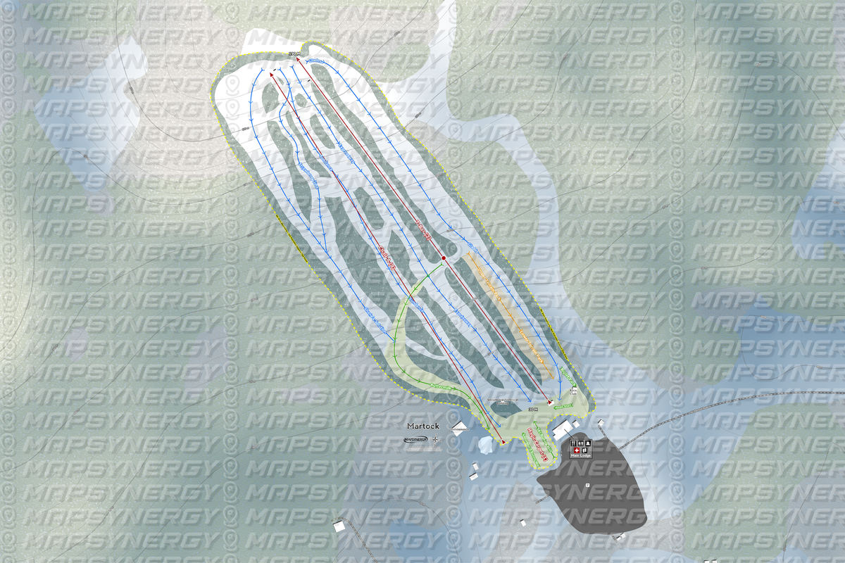 Martock trail map