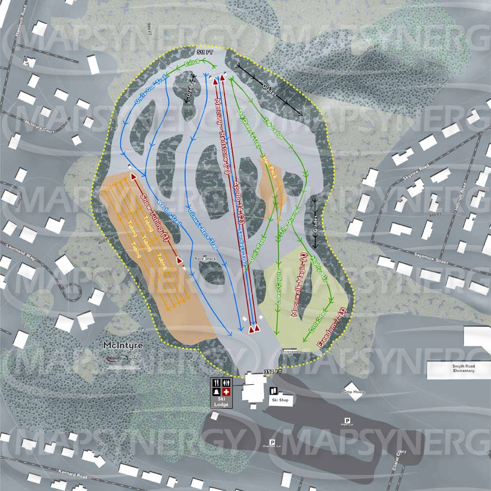 McIntyre trail map